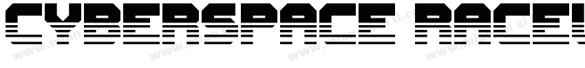 Cyberspace Raceway B字体转换